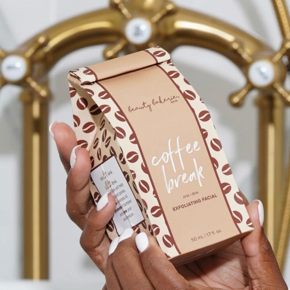 Beauty Bakerie AHA & BHA Coffee Break Exfoliating Facial Scrub Exfoliator NEW PC - Picture 3 of 11